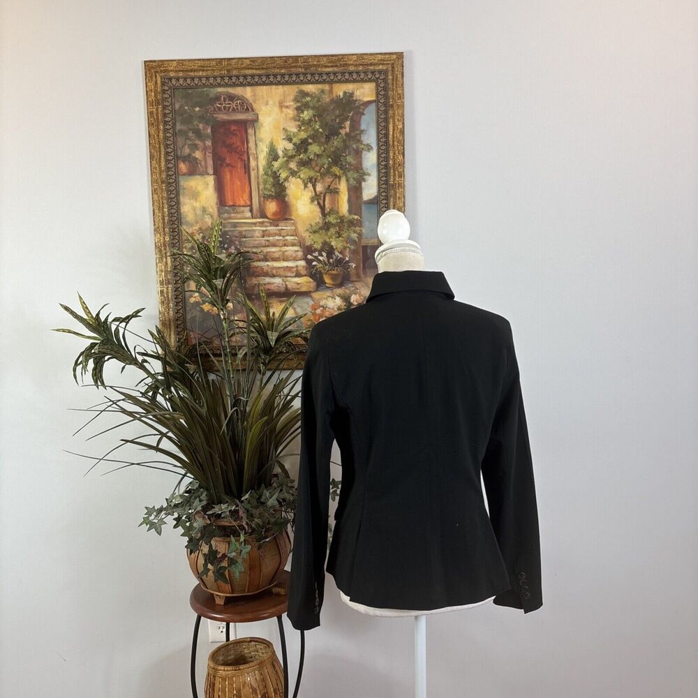 George Design By Mark Eisen Suits Women's Size 6 Black Collar 2 Flap Pocket - Picture 4 of 10